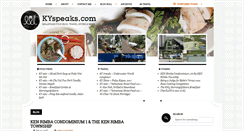 Desktop Screenshot of kyspeaks.com