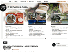 Tablet Screenshot of kyspeaks.com